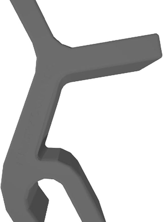 مجموعة رف صينية الخبز الأسود 4 قطع، موفر للفضاء، قوس فاصل للصواني - Image 3